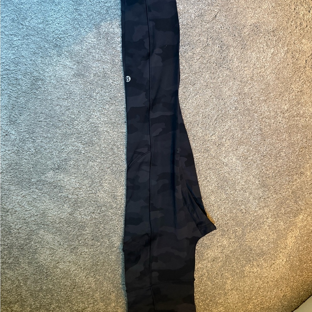 lululemon athletica Black Camo Leggings